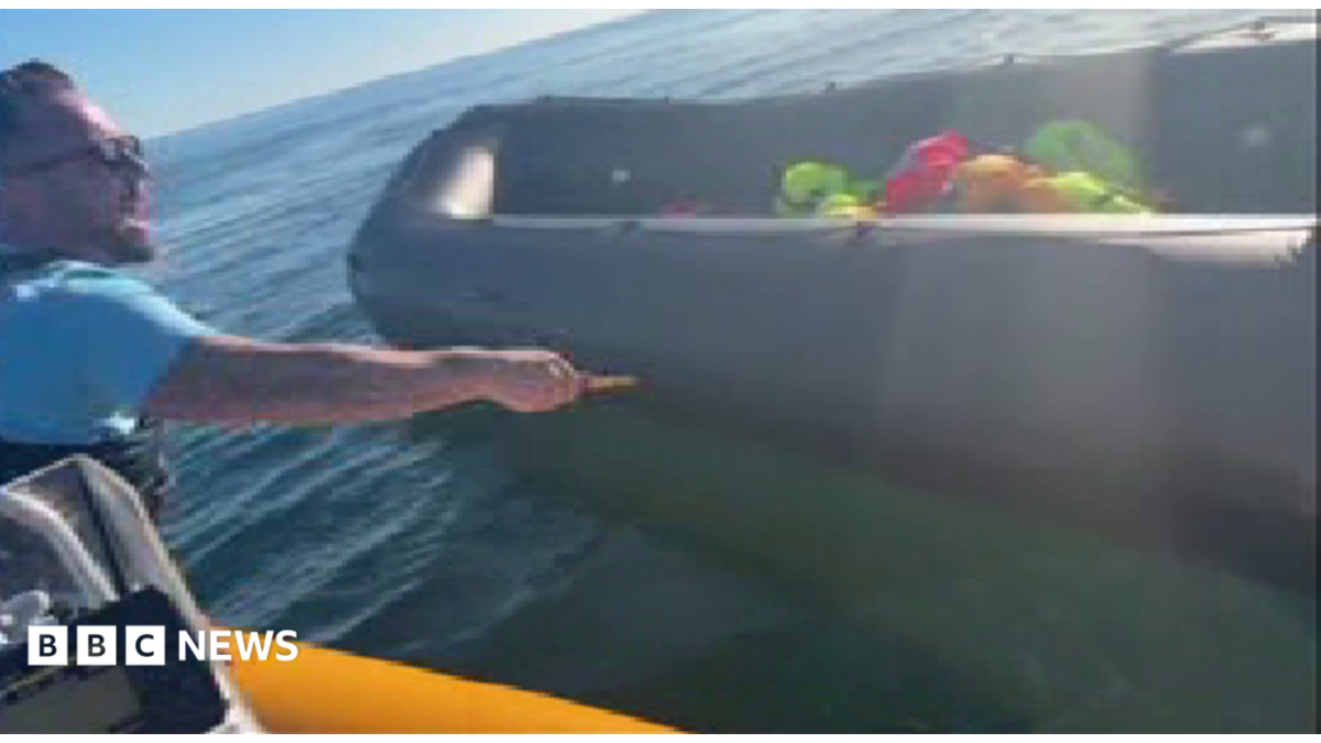 Anti-migrant activist arrested over video of dinghy slashing