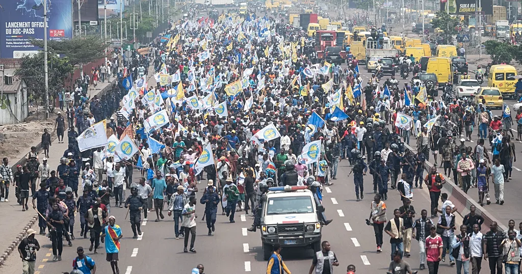 DR Congo to probe violence, death of protestor at anti-govt rally